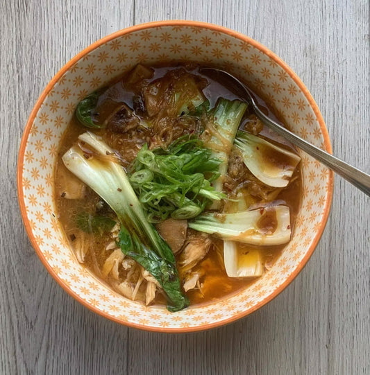 Chicken, Noodle, Miso Soup Recipe
