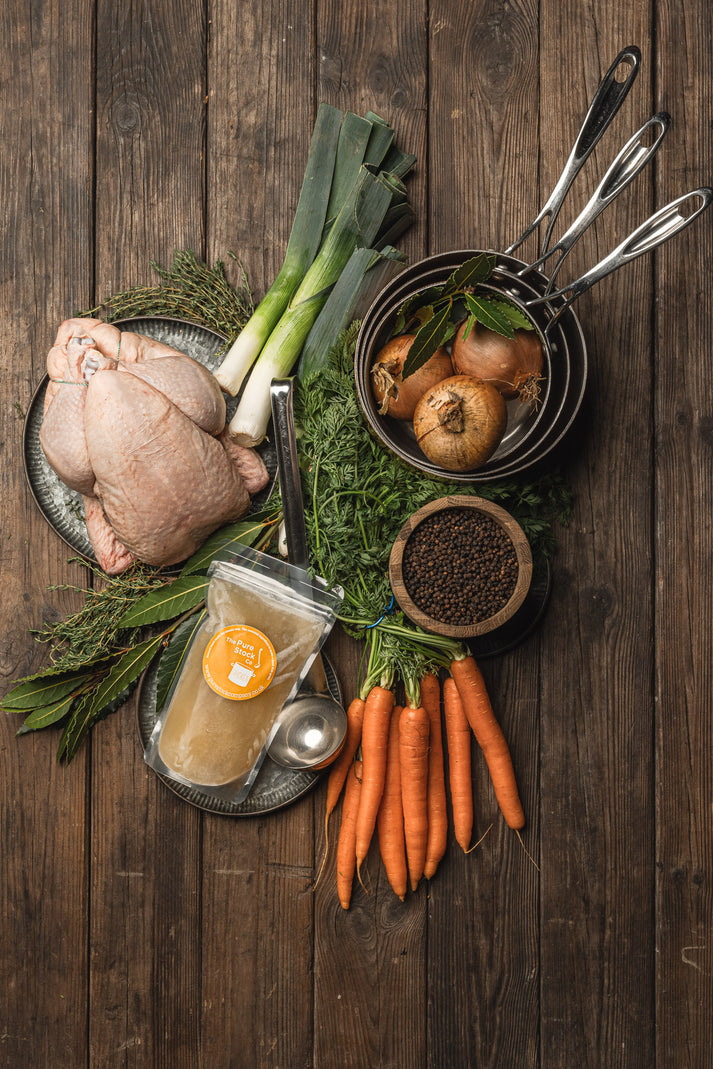 Pure Chicken Stock 500ml | Premium free-range Chicken Stock | No ...